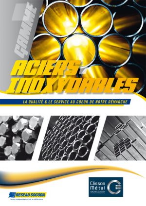Catalogue Aciers inoxydables Clisson M&eacute;tal
